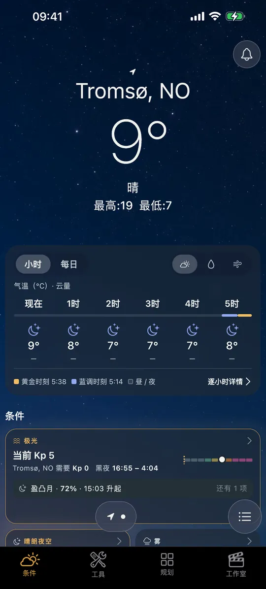 Viewpoint 应用中的“条件”界面