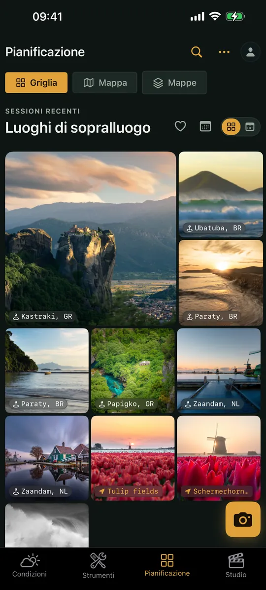 La schermata «Libreria» nell’app Viewpoint